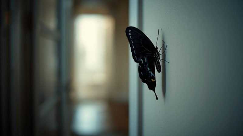 O que significa borboleta preta dentro de casa? Descubra