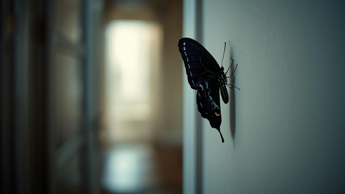 O que significa borboleta preta dentro de casa? Descubra