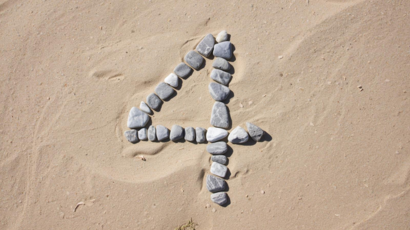 O que significa o número 4 na numerologia: reflexões simbólicas