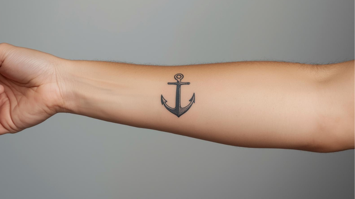 Qual o significado da tatuagem de âncora: símbolo de estabilidade e jornada